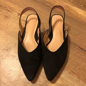 🖤Black Sling Back Flats🖤